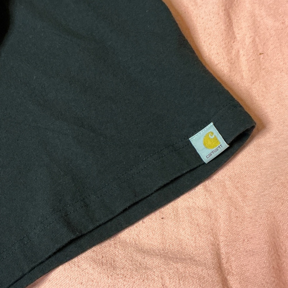 Carhartt Black Long Sleeve Tee with Green Logo - Picture 11 of 13